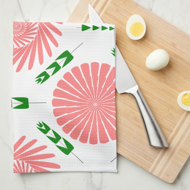 Inspirational Positive Quote Modern Typography Pos Kitchen Towel (Quarter Fold)