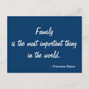 Inspirational Postcard - Family