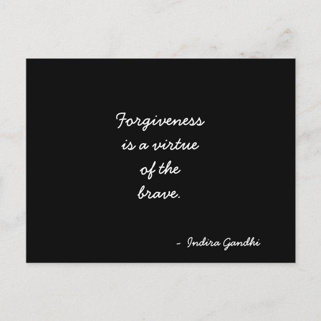 Inspirational Postcard quote (Front)