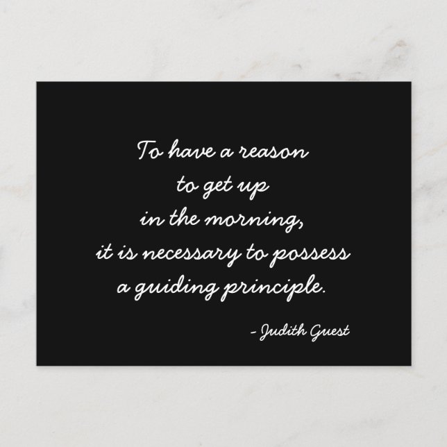 Inspirational Postcard quote (Front)