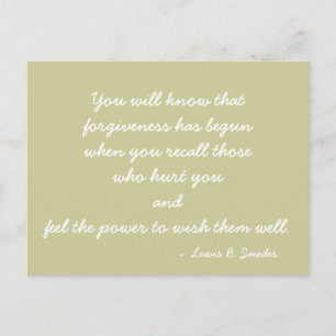 Inspirational Postcard quote