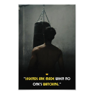 Inspirational Poster for Entrepreneurs, Athletes 