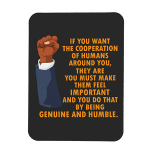 Inspirational Power Leaders Black History Month Magnet