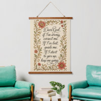 Inspirational Prayer Calligraphy Quote Art