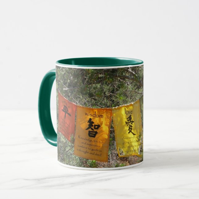 Inspirational Prayer Flags Mug (Front Left)