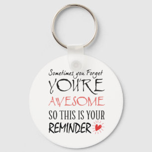 Inspirational Present for Women Keychain