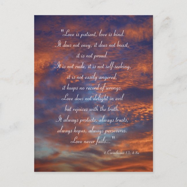 Inspirational | Psalm 31:24 Postcard (Front)
