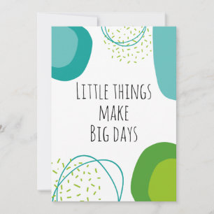 Inspirational Quote Abstract  Card