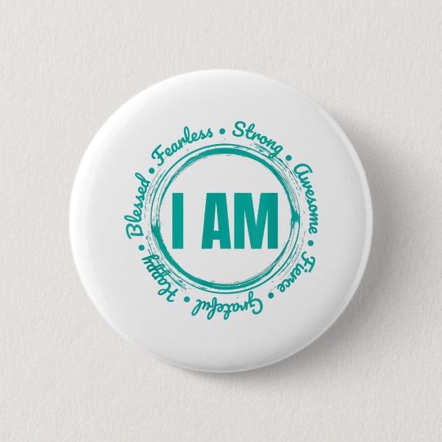 Inspirational Quote Apparel When Kindness Matters  2 Inch Round Button (Front)