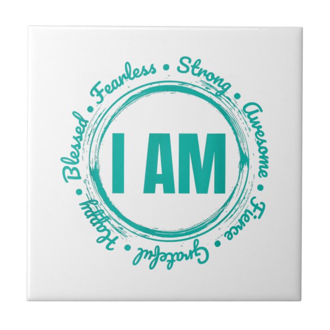 Inspirational Quote Apparel When Kindness Matters  Tile (Front)