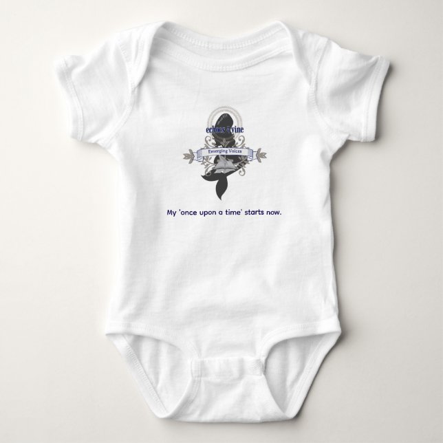 Inspirational Quote Baby Romper (Front)