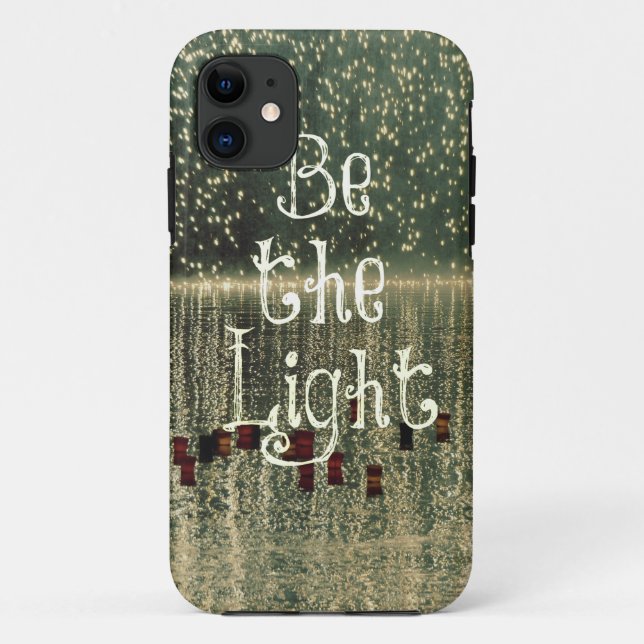 Inspirational Quote: Be the Light Case-Mate iPhone Case (Back)