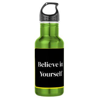 . Inspirational Quote Bottle