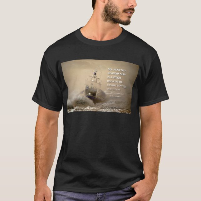 Inspirational Quote by St. Thomas More T-Shirt (Front)