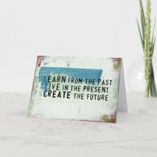 inspirational quote card