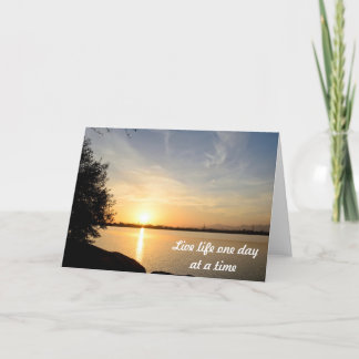 Inspirational quote card