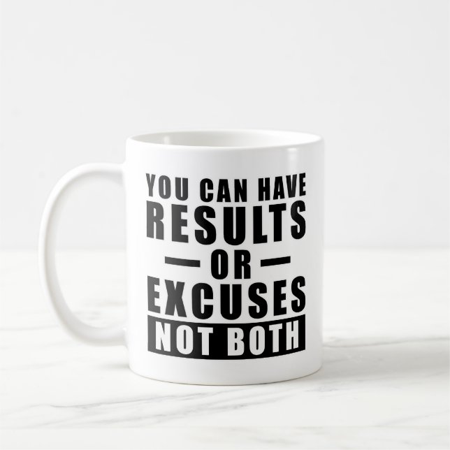 Inspirational Quote  Coffee Mug (Left)