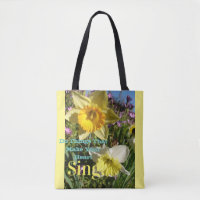 Inspirational Quote Daffodil Spring Floral Flower 
