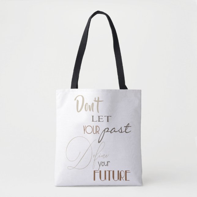 Inspirational Quote - Define Your Future Tote Bag (Front)