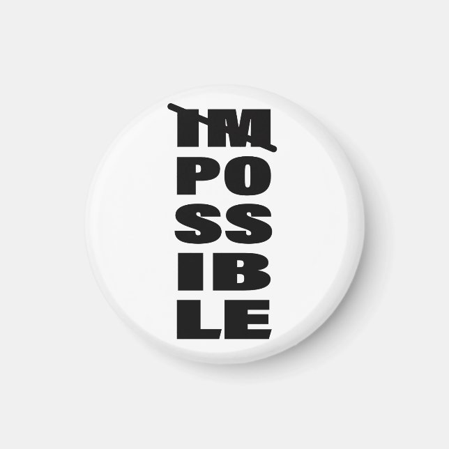 Inspirational Quote Endless Possibilities Quotes Magnet (Front)