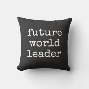 Inspirational Quote for Young Activist Kids Teen Throw Pillow