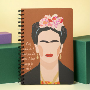 Inspirational Quote Frida Kahlo Illustration Women Planner
