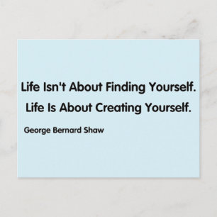 Inspirational Quote - George Bernard Shaw Postcard