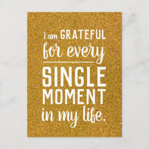 Inspirational Quote I Am Statements Motivational Postcard