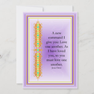 Inspirational quote in elegant decorative design invitation