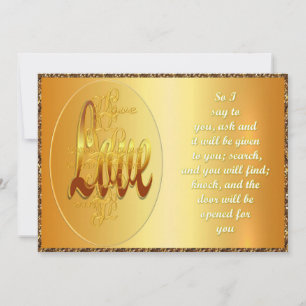 Inspirational quote in elegant decorative design invitation