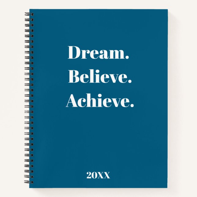Inspirational Quote Journal & Planner Design (Front)