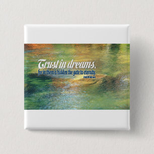 Inspirational Quote -- Kahlil Gibran 2 Inch Square Button