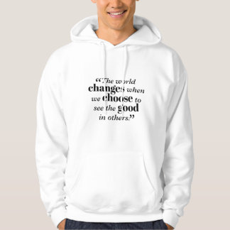 Inspirational Quote Men's Hoodie 