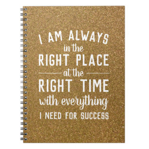 Inspirational Quote Motivational Gratitude Journal