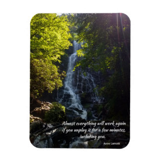inspirational quote - nature photo -  magnet