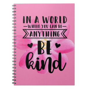 Inspirational Quote Notebook