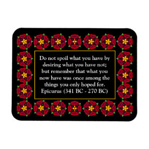 Inspirational Quote On Disire Magnet