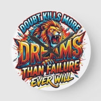 Inspirational quote pillow design 