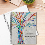 Inspirational Quote Planner<br><div class="desc">This unique planner is decorated with a colourful mosaic tree. Add your chosen quote to personalize it. Click Customize Further to edit font,  font size,  and font colour. Original Mosaic © Michele Davies.</div>