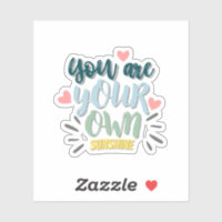 Inspirational Quote Sticker 