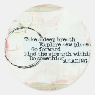inspirational quote stickers