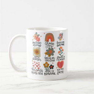 Inspirational Quote Stickers Coffee Mug