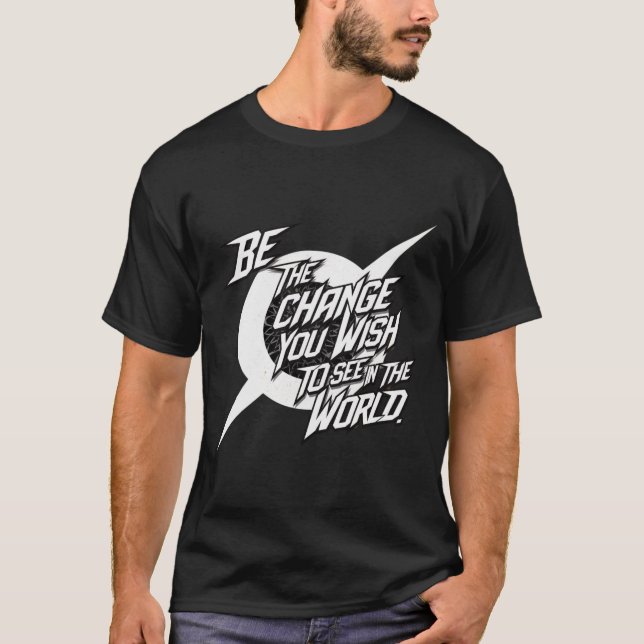 "Inspirational Quote T-Shirt Design" (Front)