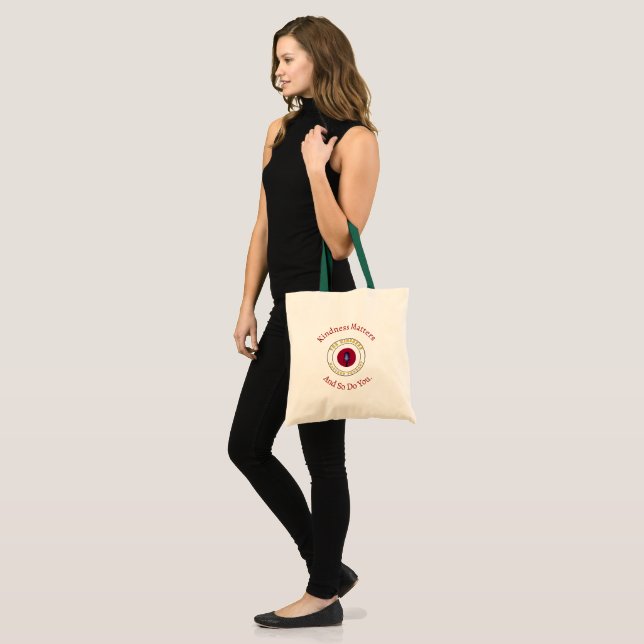 Inspirational Quote Tote Bag  Kindness Matters Pod (Front (Model))
