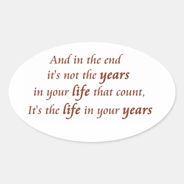 Inspirational quotes and sayings novelty stickers (Front)