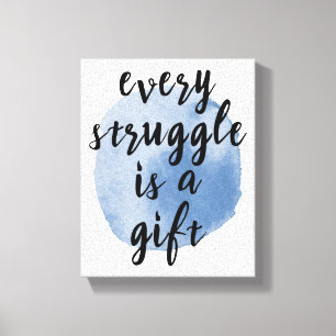 Inspirational quotes for self love canvas print