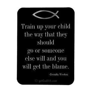 Inspirational Quotes Keys for Discipline Magnet