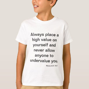 Inspirational Quotes Kids T-Shirt