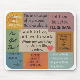 Inspirational Quotes Mouse Pad