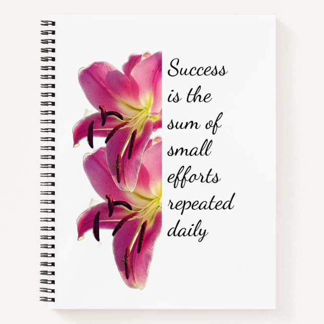 Inspirational Quotes Notebook (Front)